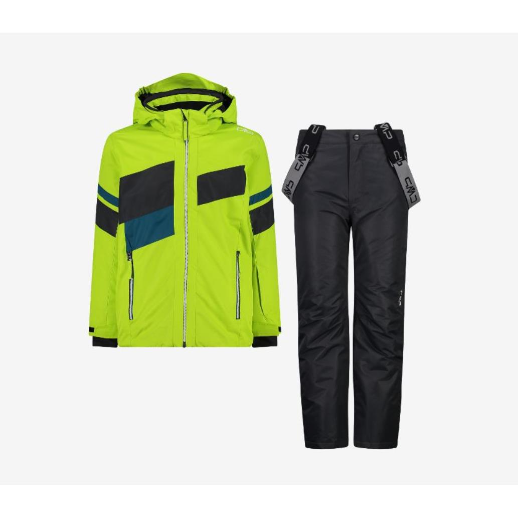 Ensemble Ski Enfant CMP – Veste + Pantalon Imperméable Respirant – Garçon Clima Protect Avec Bretelles Et Guêtres