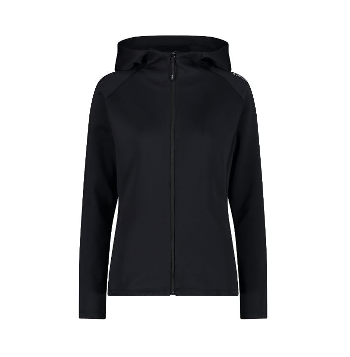 CMP - Felpa full zip con cappuccio in 4-way stretch