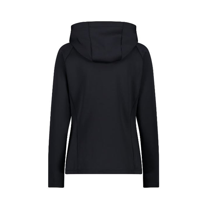 CMP - Felpa full zip con cappuccio in 4-way stretch