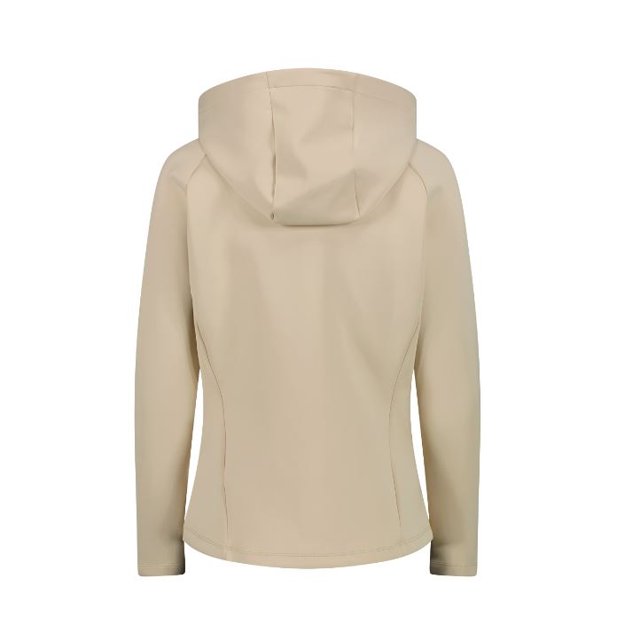 CMP - Felpa full zip con cappuccio in 4-way stretch