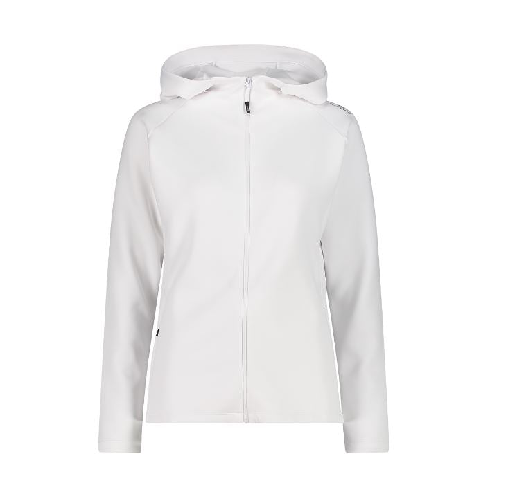 CMP - Felpa full zip con cappuccio in 4-way stretch