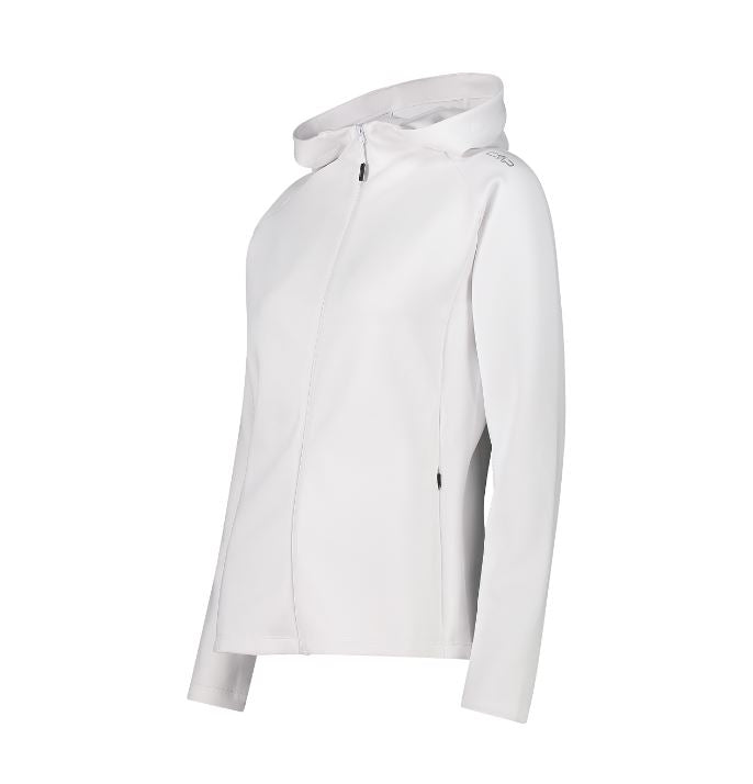 CMP - Felpa full zip con cappuccio in 4-way stretch