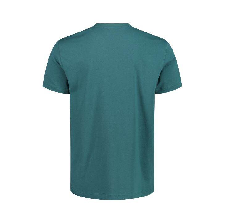 CMP - T-shirt stretch con logo in cotone
