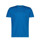 CMP - T-shirt stretch con logo in cotone