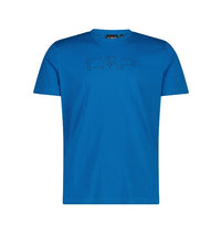 CMP - T-shirt stretch con logo in cotone