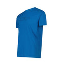 CMP - T-shirt stretch con logo in cotone