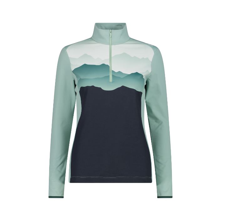 CMP - Pile mezza zip Softech stampato