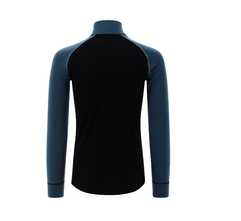CMP - Maglia termica in merino con mezza zip