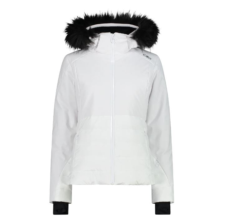 CMP - Giacca da sci con cappuccio staccabile in ecopelliccia 35W0266F