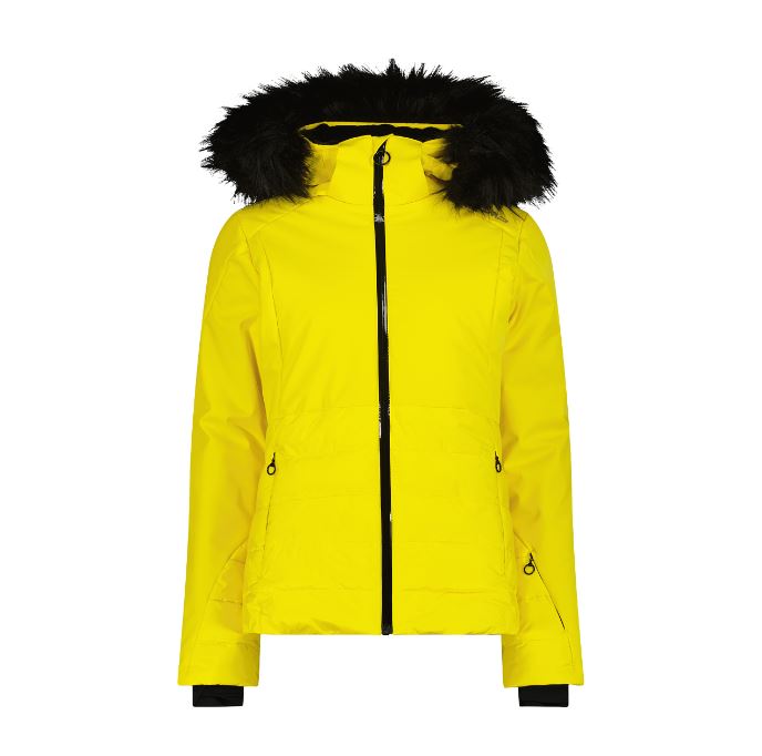 CMP - Giacca da sci con cappuccio staccabile in ecopelliccia 35W0266F