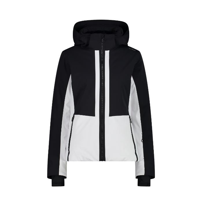 CMP - Giacca da sci in stretch twill con cappuccio staccabile 35W0256