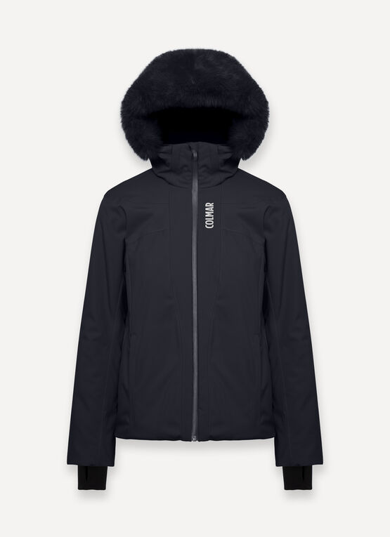 Colmar - Giacca da sci Yin & Yang con pelliccia sintetica